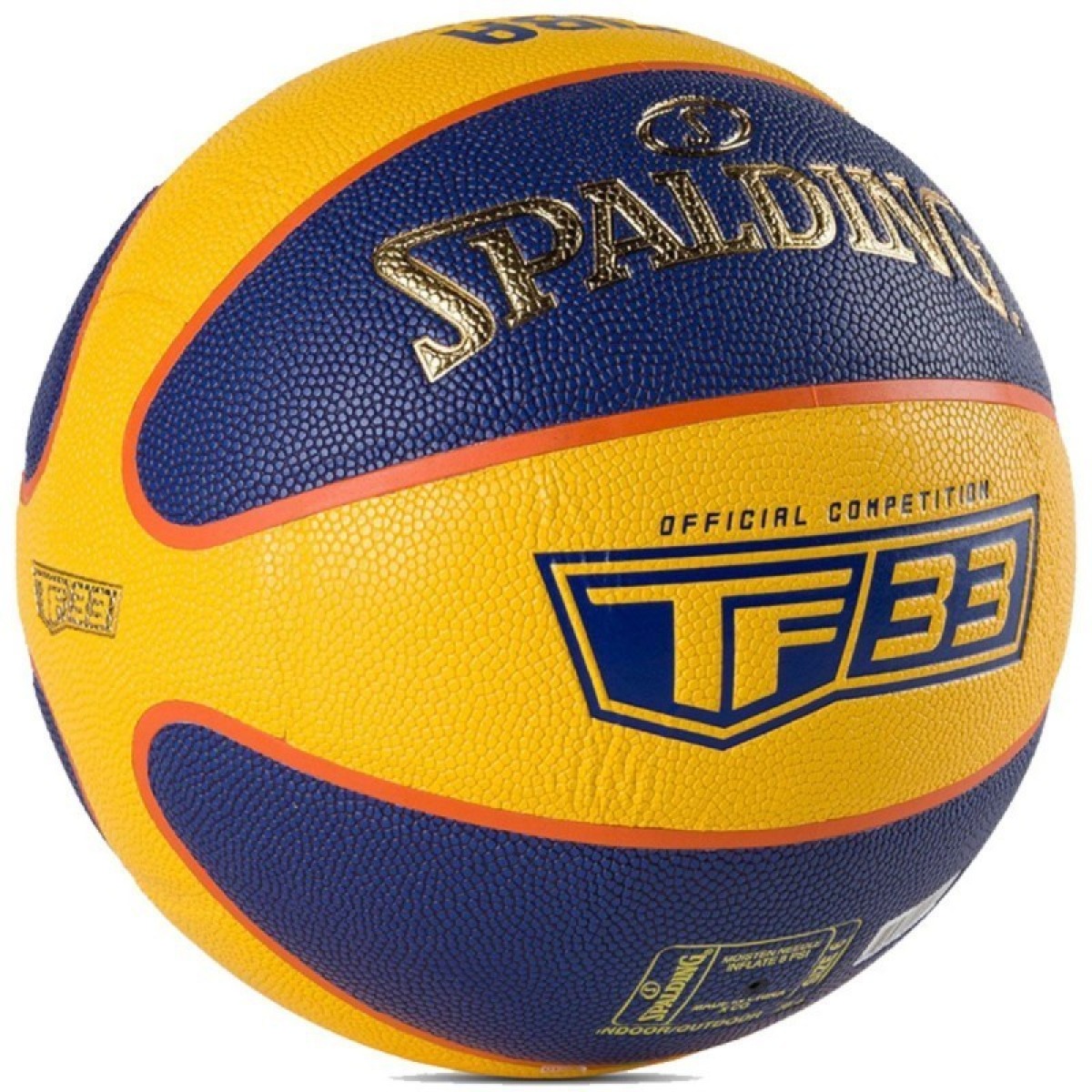 SPALDING TF-33 R.6 oficiālā sacensību basketbola bumba, 6. izmērs