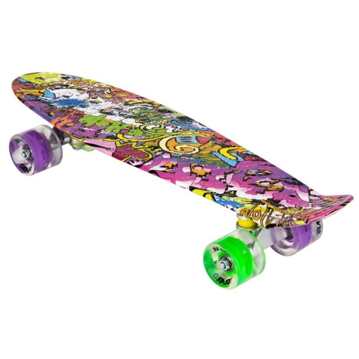 Plastmasas skrituļdēlis 22 ENERO GRAFFITI LED