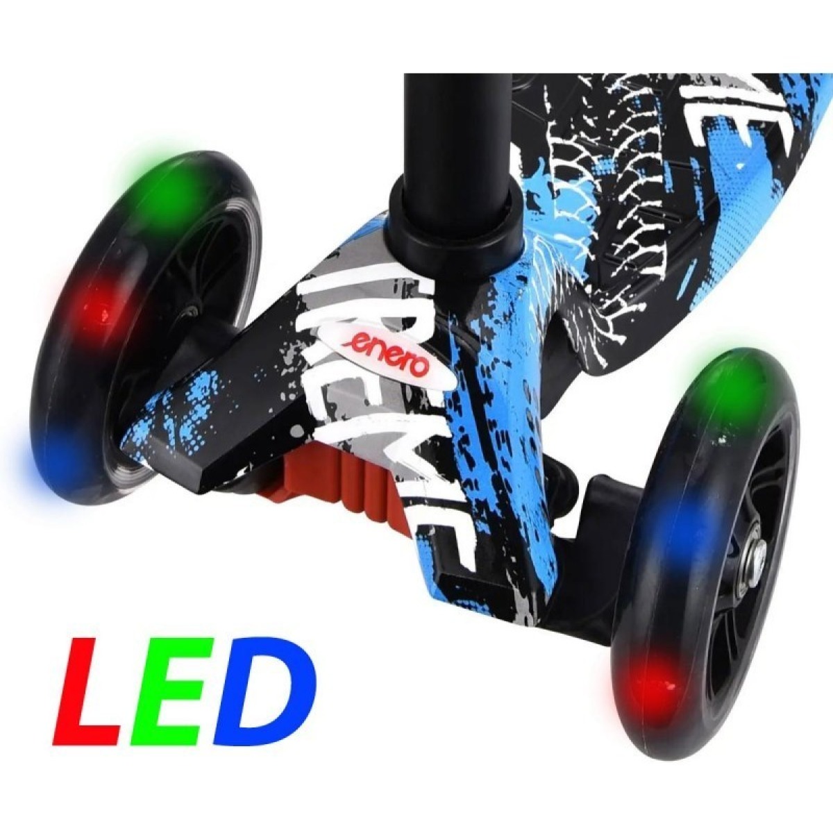 ENERO MAXI EXTREME trīsriteņu skrejritenis bērniem ar LED riteņiem