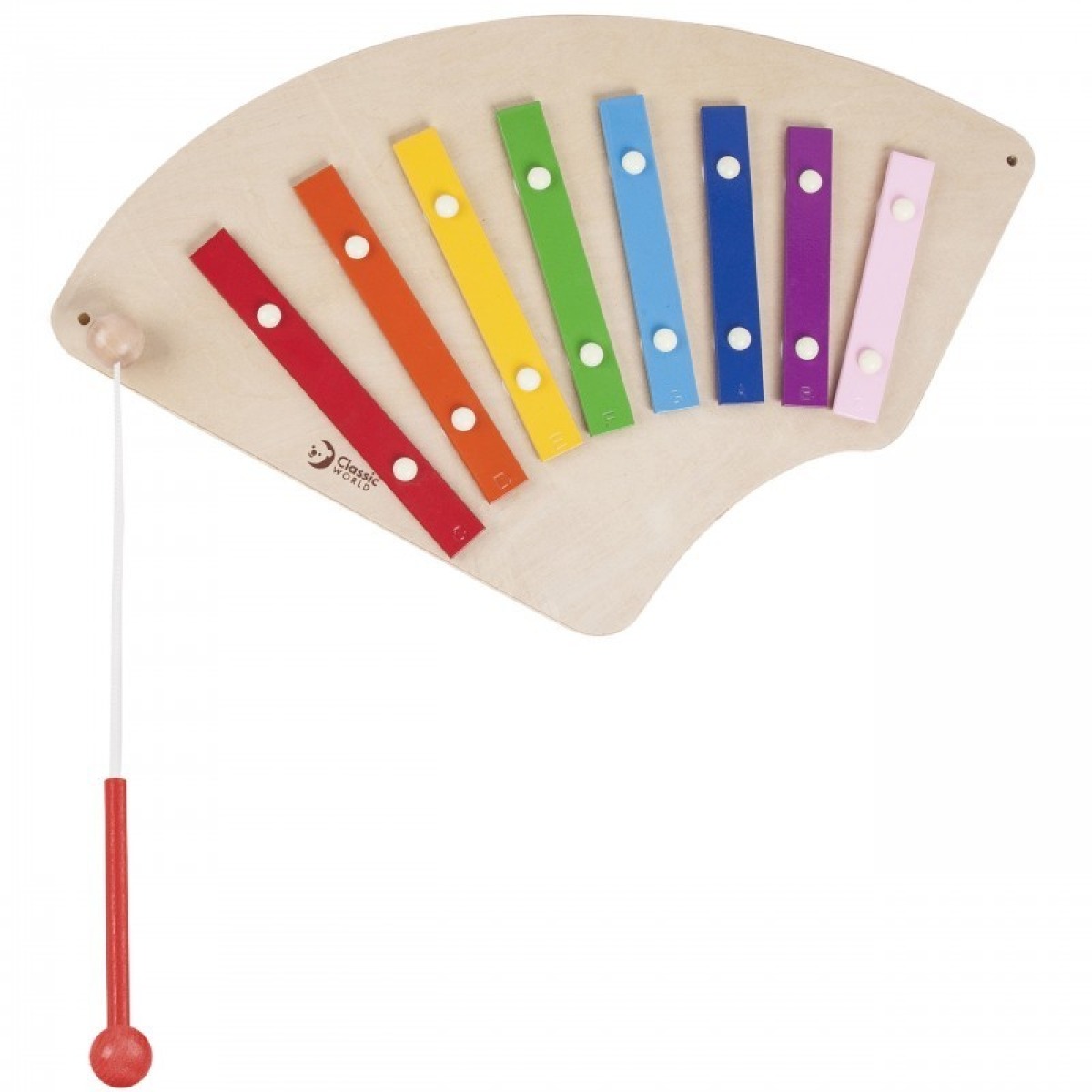 CLASSIC WORLD EDU muzikālais sienas panelis — lapsa, koka