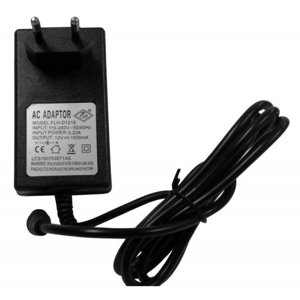 FLH-D1215 lādētājs, 12 V, 1500 mA