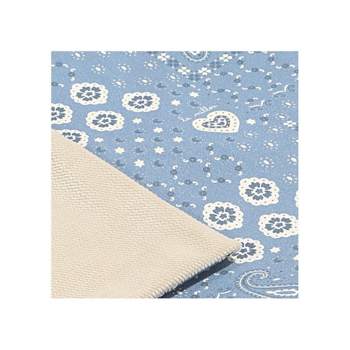 Velveta vieglā sega BANDANA DENIM, L, 110 x 140 cm