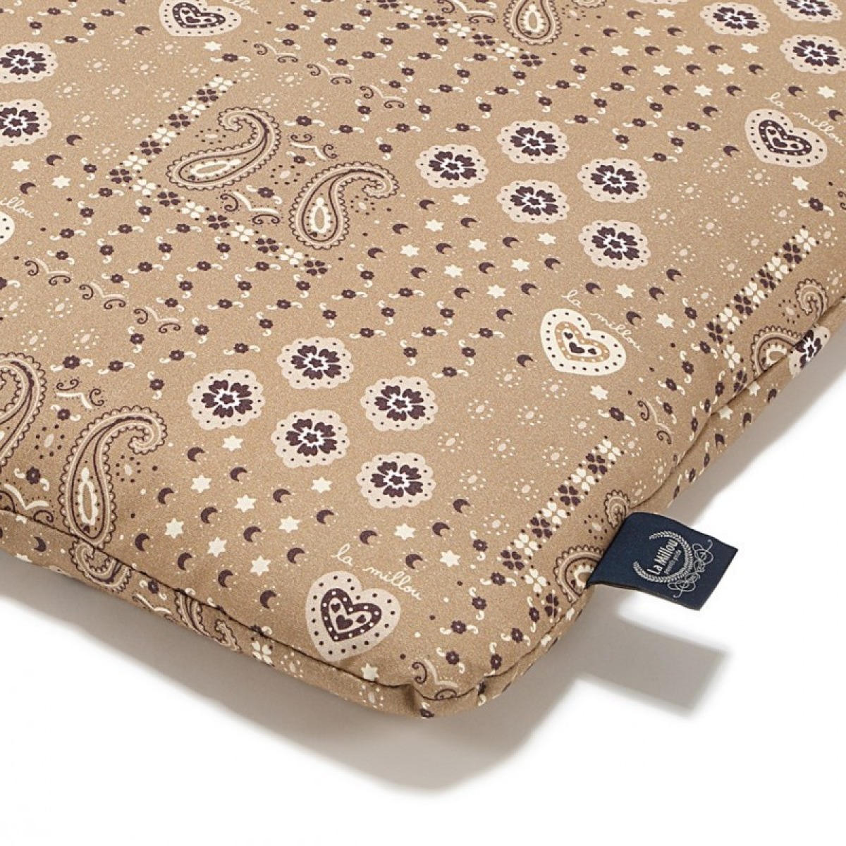 Guļamp spilvens no kokvilnas BANDANA MOCCA