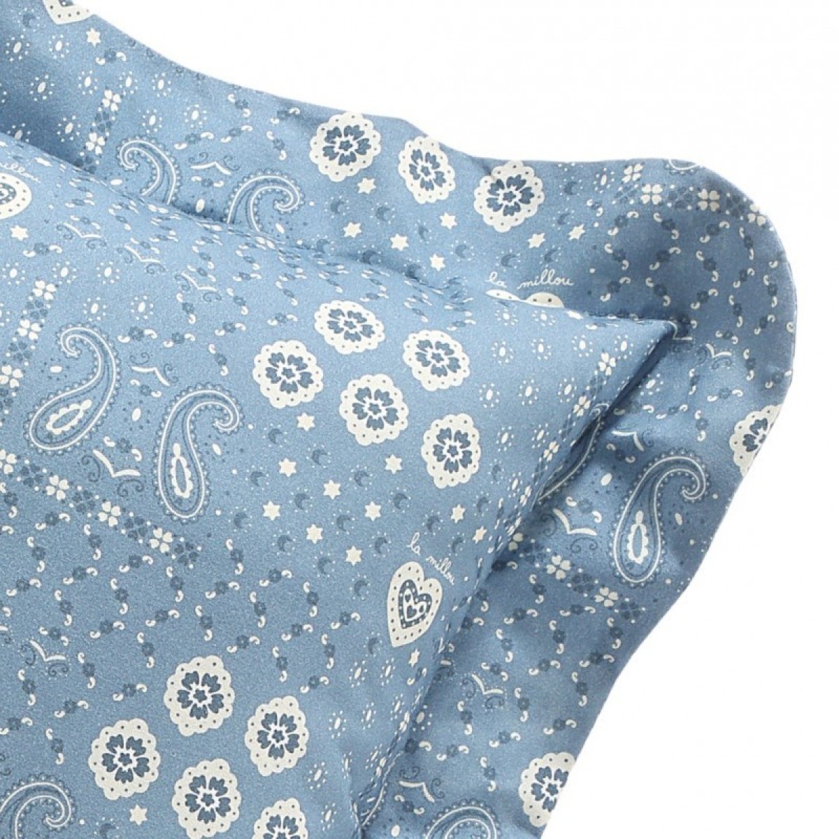 Bambusa spilvens gulēšanai, bambusa BANDANA DENIM