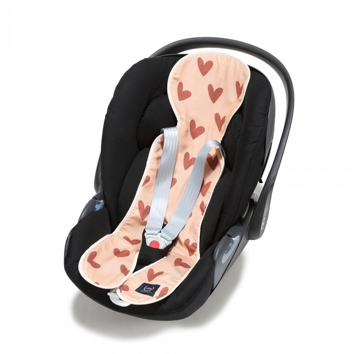 Autokrēsliņa ieliktnis HEARTBEAT PINK