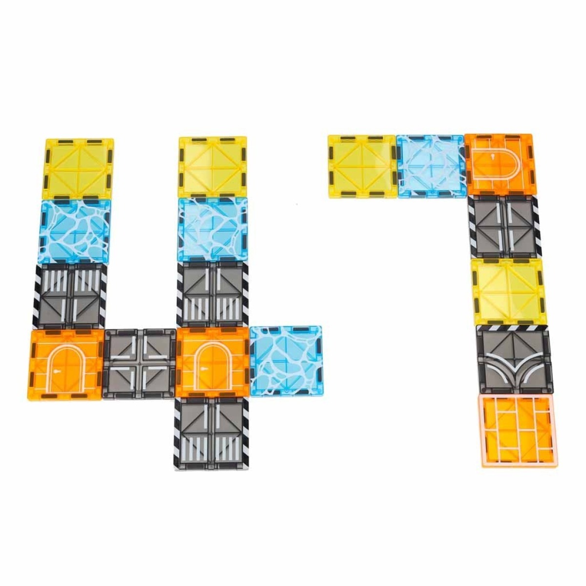 3D magnetilised ehitusklotsid ehitusmasinatele 92 tükki