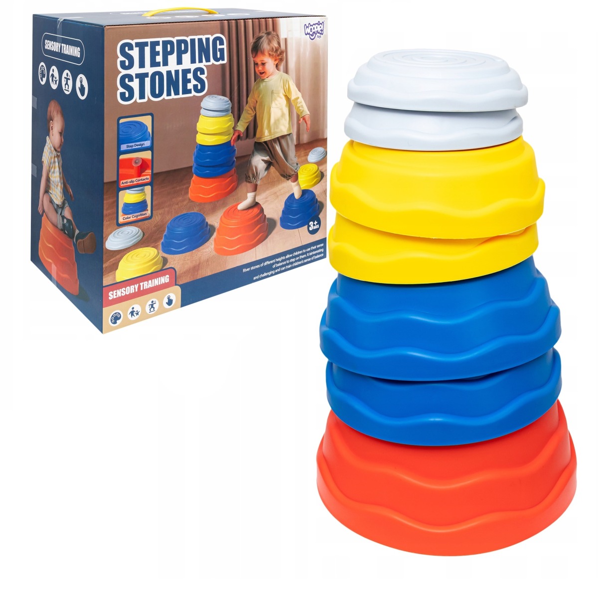 Balance Stones Sensory Balance Training 5 tk