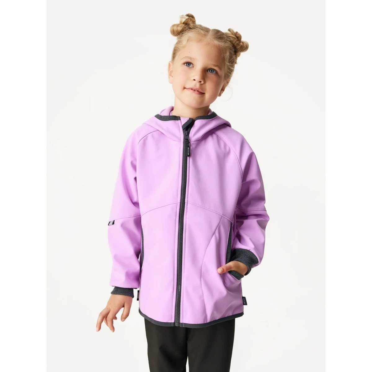 Bērnu softshell jope fliisvoodriga Street, lilla