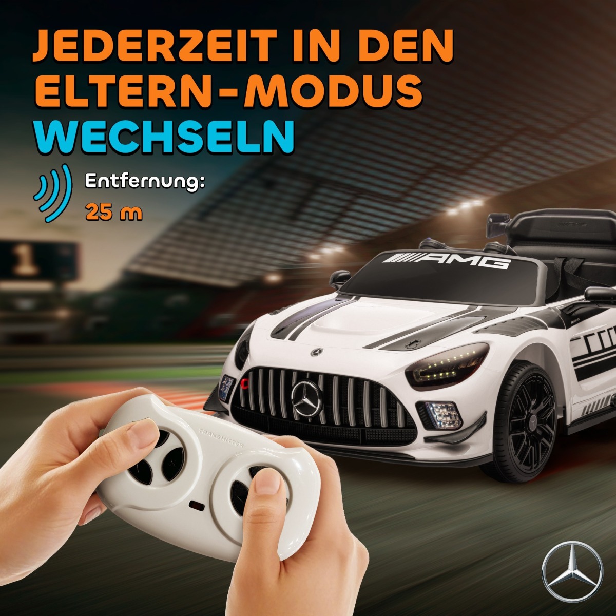 Mercedes-Benz laste elektriauto, 12 V, LED-tuled ja muusika,