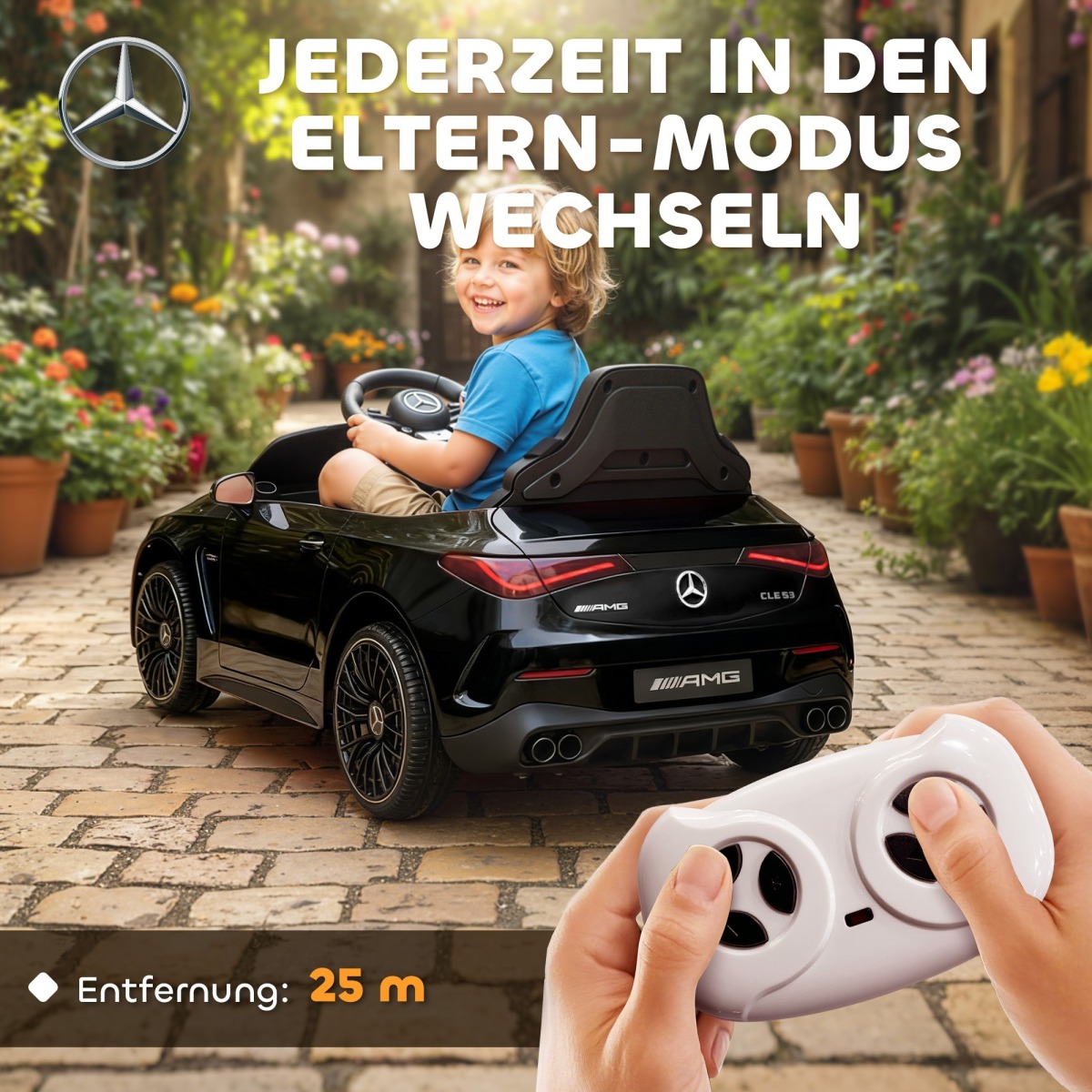 Mercedes-Benz disainiga laste elektriauto, 12 V, puldiga, mu