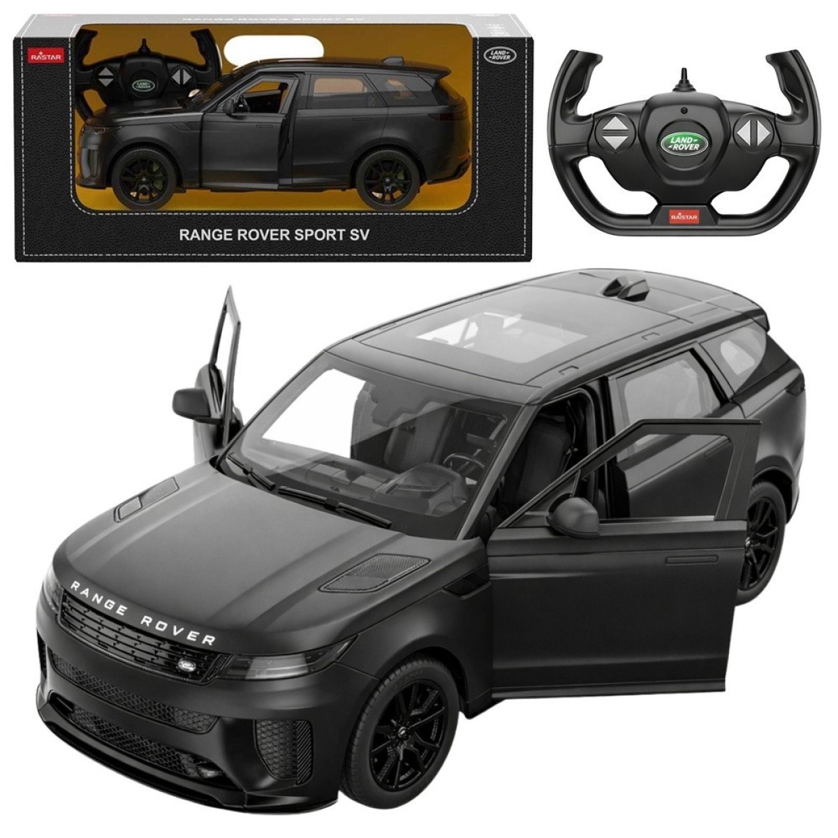 Rastar Range Rover Sport SV kaugjuhitav auto, must, 1:14