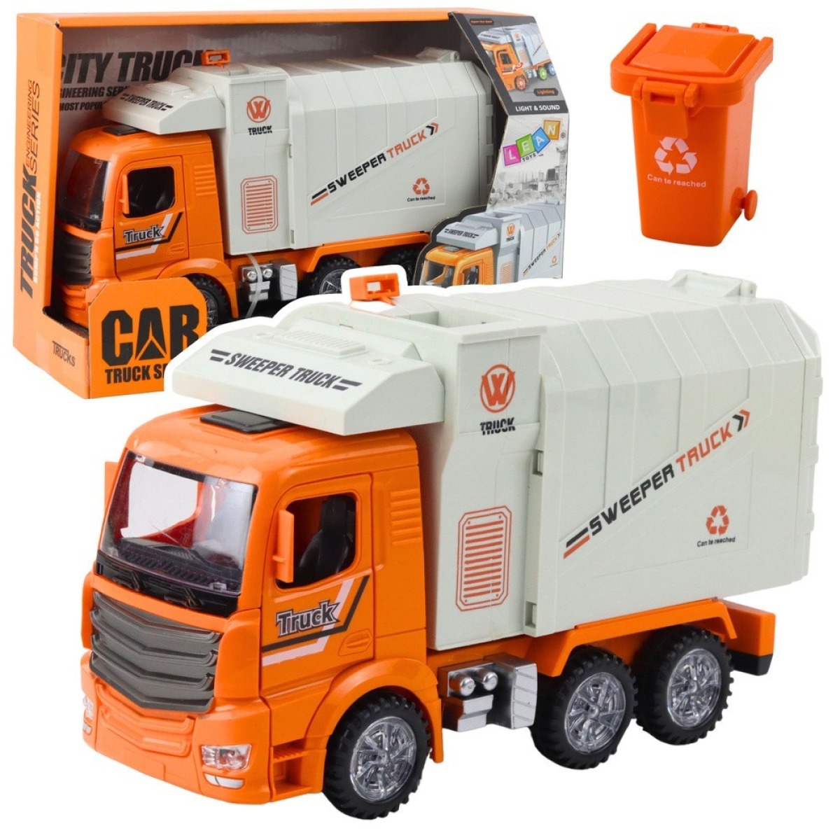 Oranž linna prügiauto
