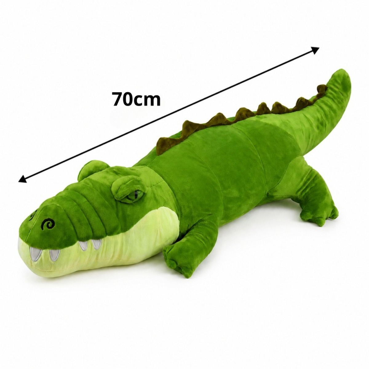 Roheline pehme krokodill-k 吨aisukas 70 cm