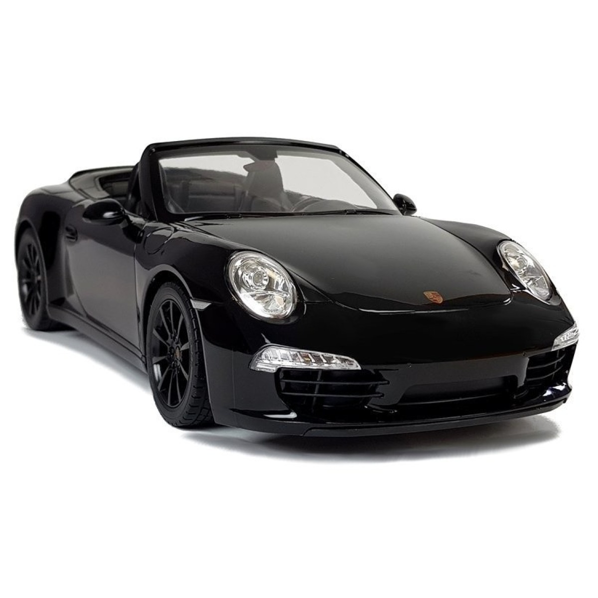 Porsche 911 Carrera S Rastar RC automašīna, melna, 1:12
