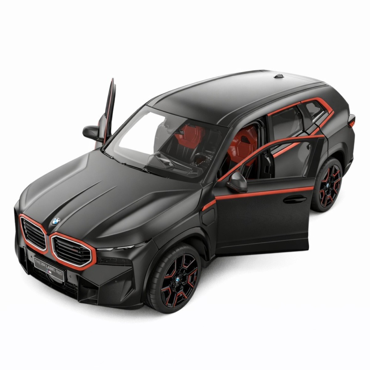 Rastar BMW XM tālvadības automašīna, melna, 1:14