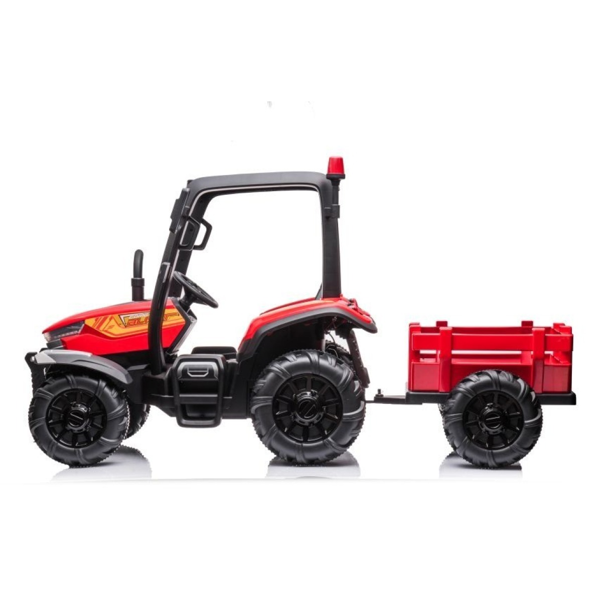 Punane akutraktor bērniem BLT-206