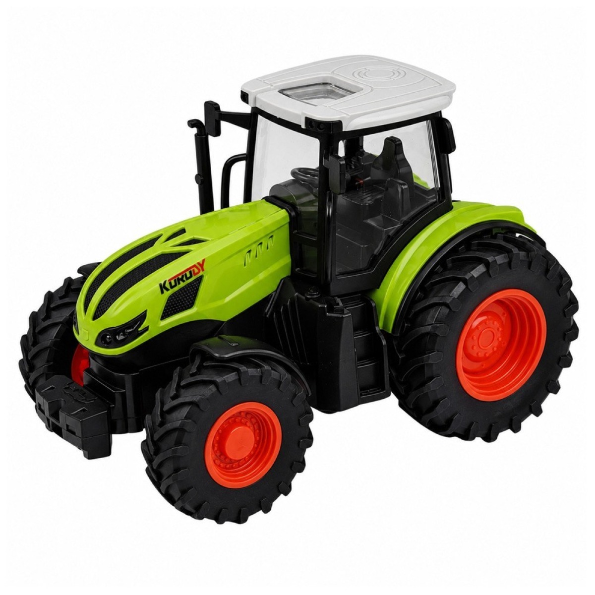 RC-kaugjuhitav traktor metsahaagise ja palgihaaratsiga, 1:24