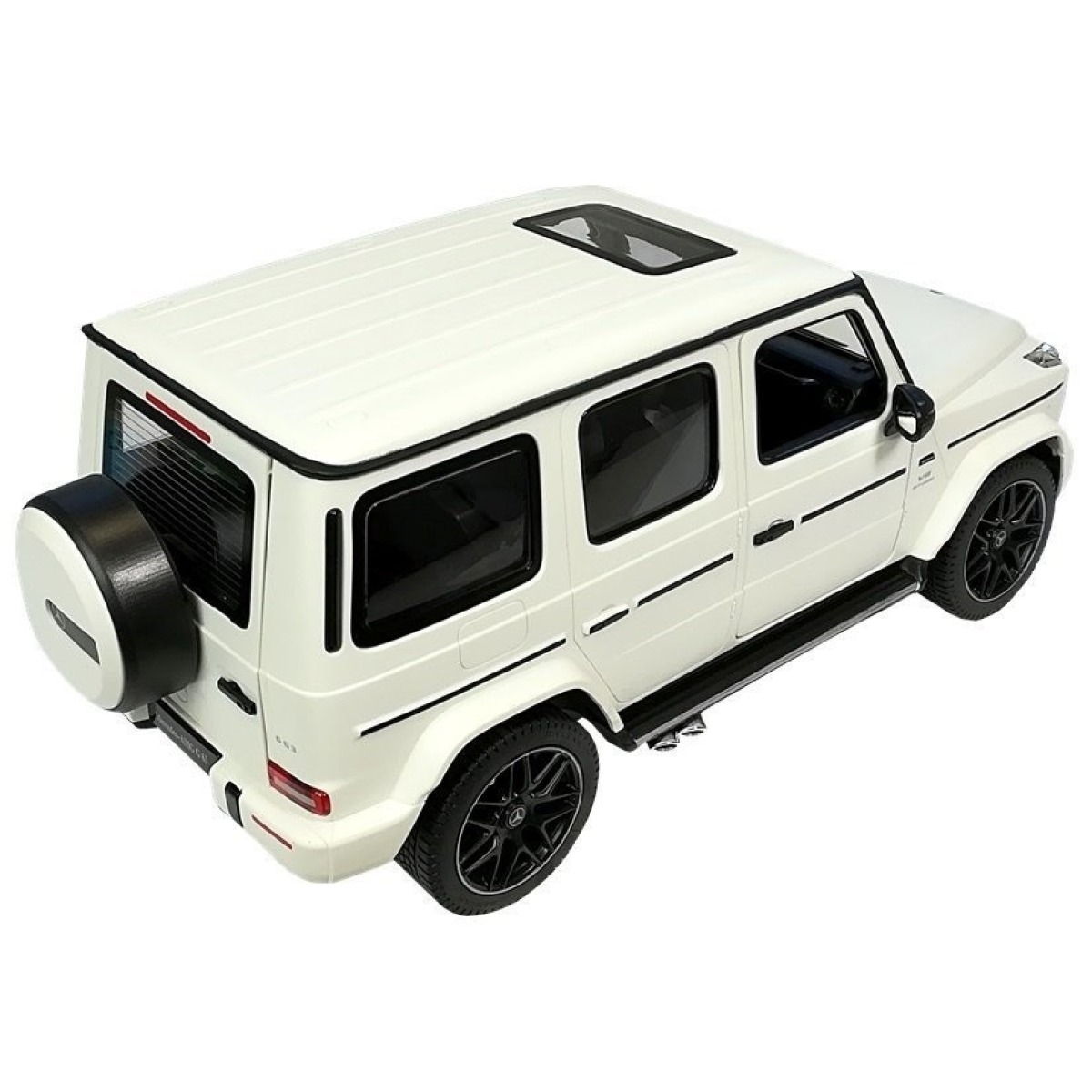 Mercedes G63 Rastar kaugjuhtimisega maastikuauto, valge 1:14