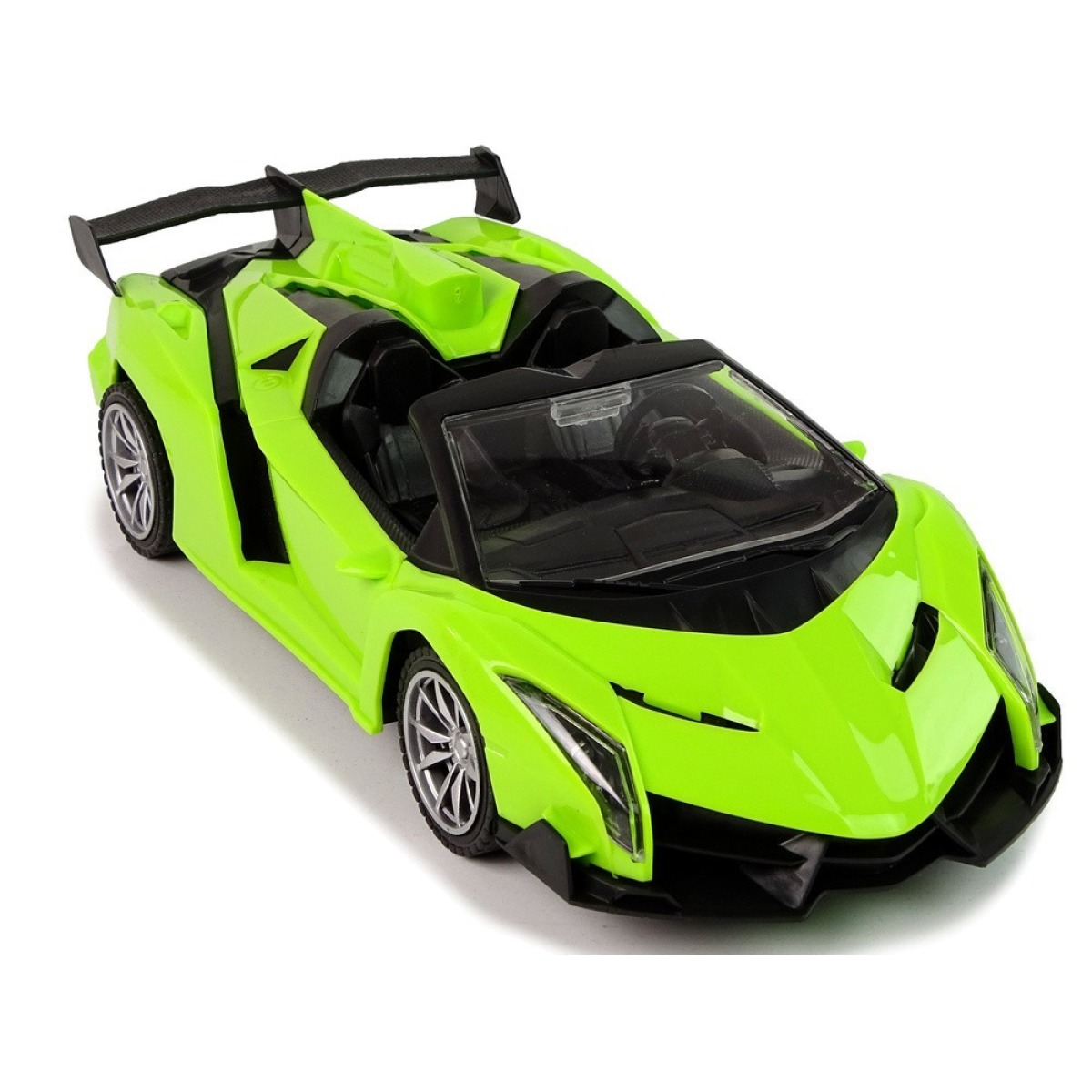 Roheline kaugjuhitav sportauto 1:18