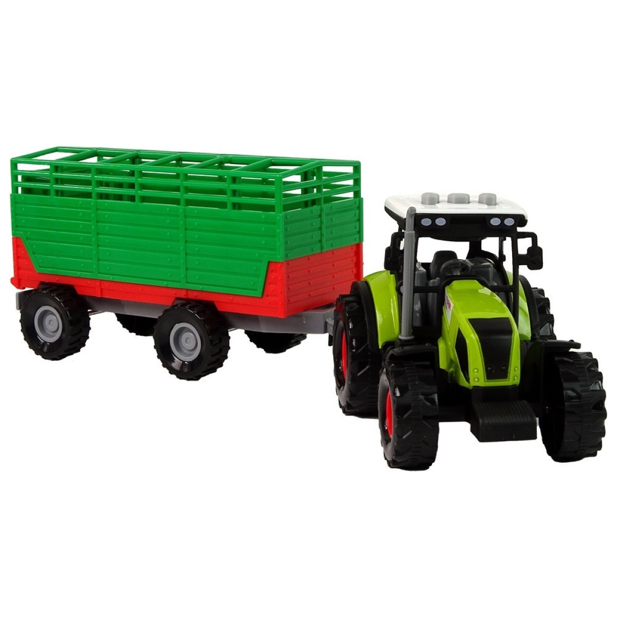 Spēļutraktor kahe haagisega