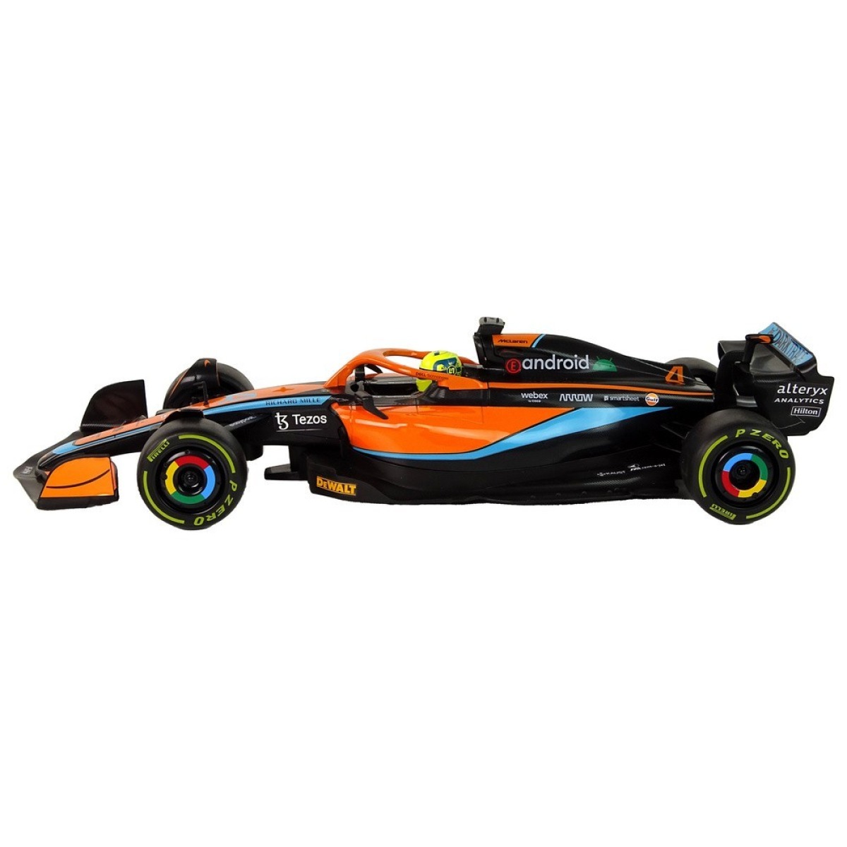 Rastar McLaren F1 kaugjuhitav võidusõiduauto, oranž, 1:12