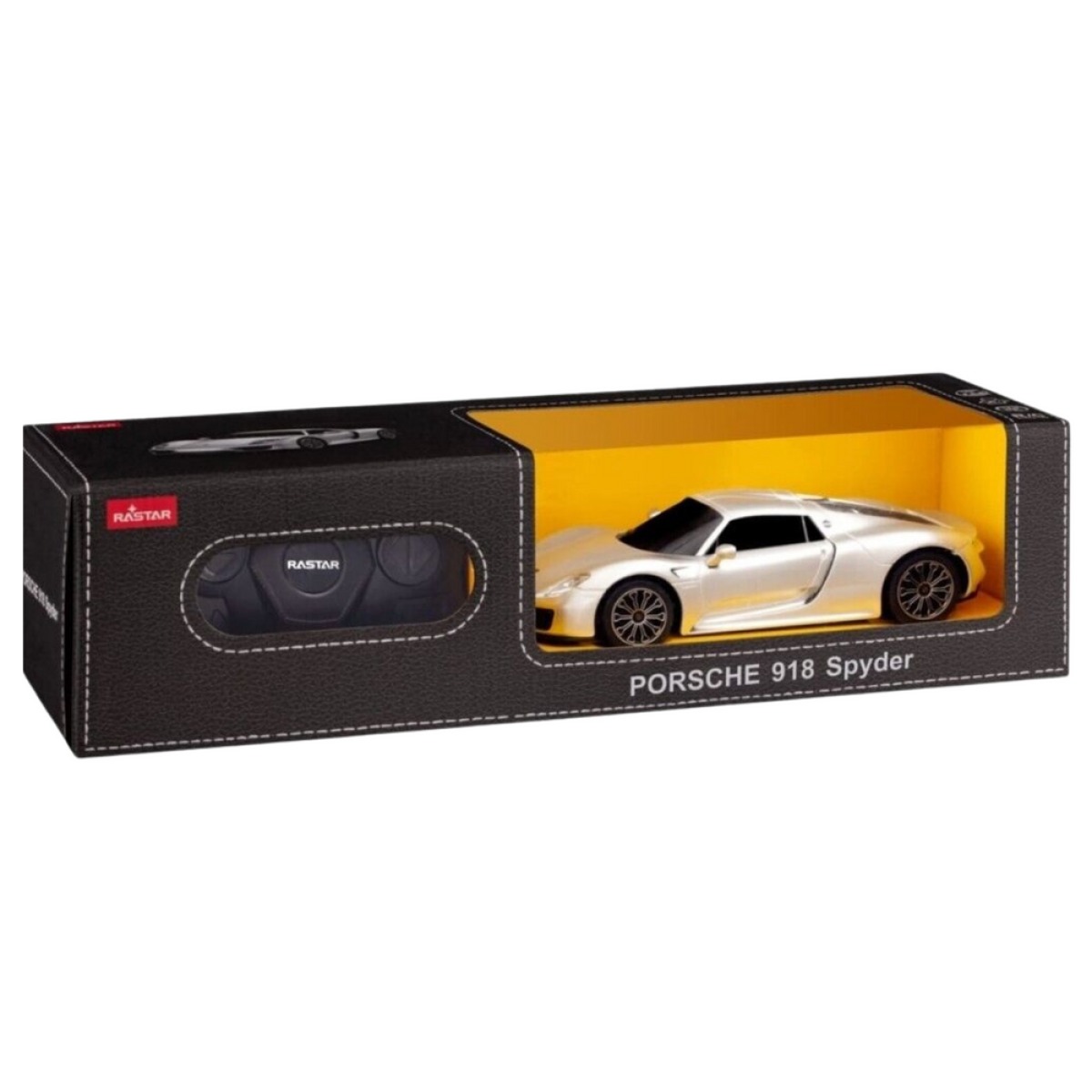 Hõbedane kaugjuhitav Porsche 918 Spyder sportauto 1:24 Spyde