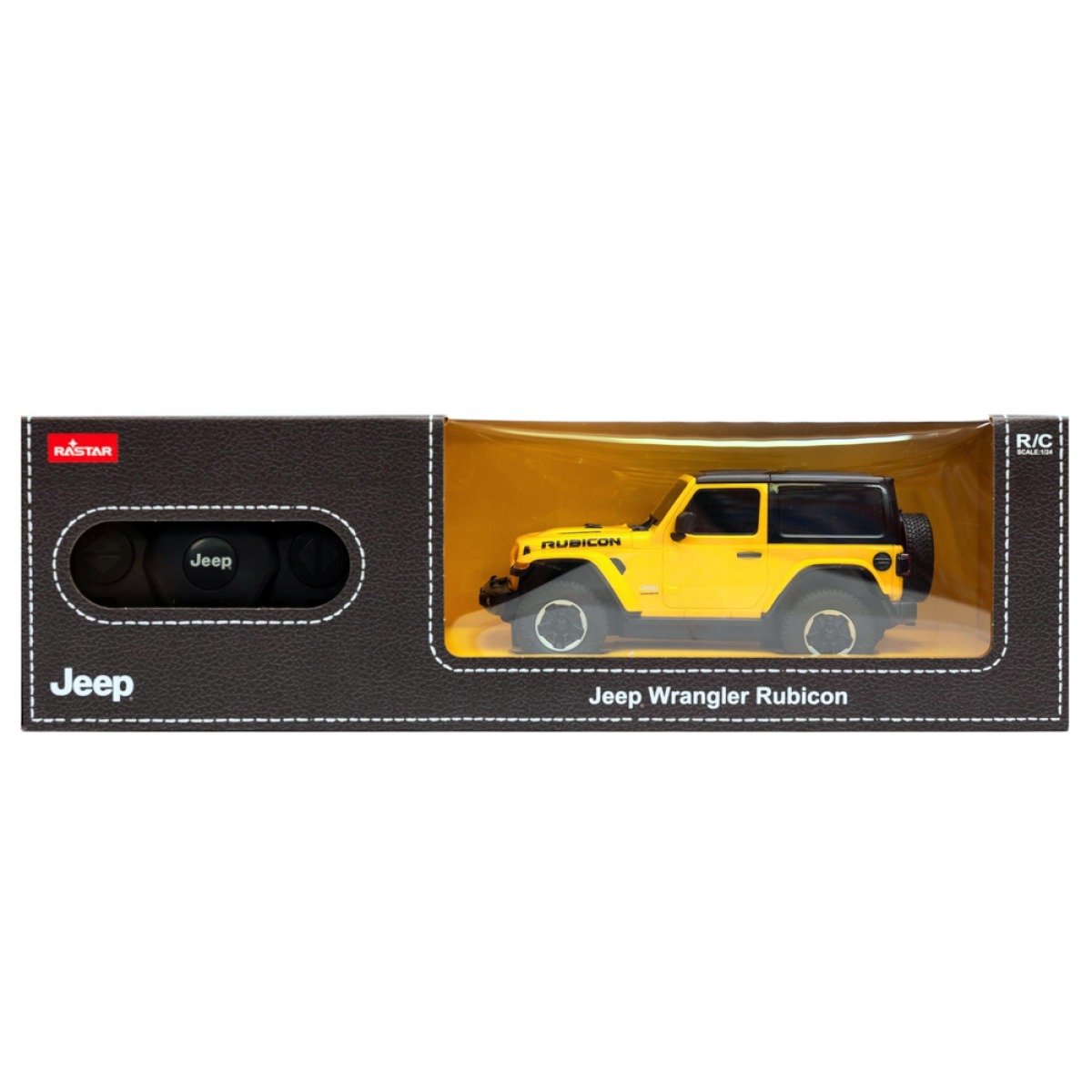 Rastar JEEP Wrangler JL Rubicon kaugjuhitav RC-auto, kollane