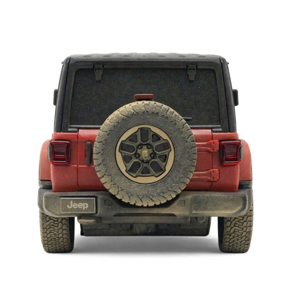 RASTARi kaugjuhitav punane Jeep Wrangler Rubicon Muddy RC-au
