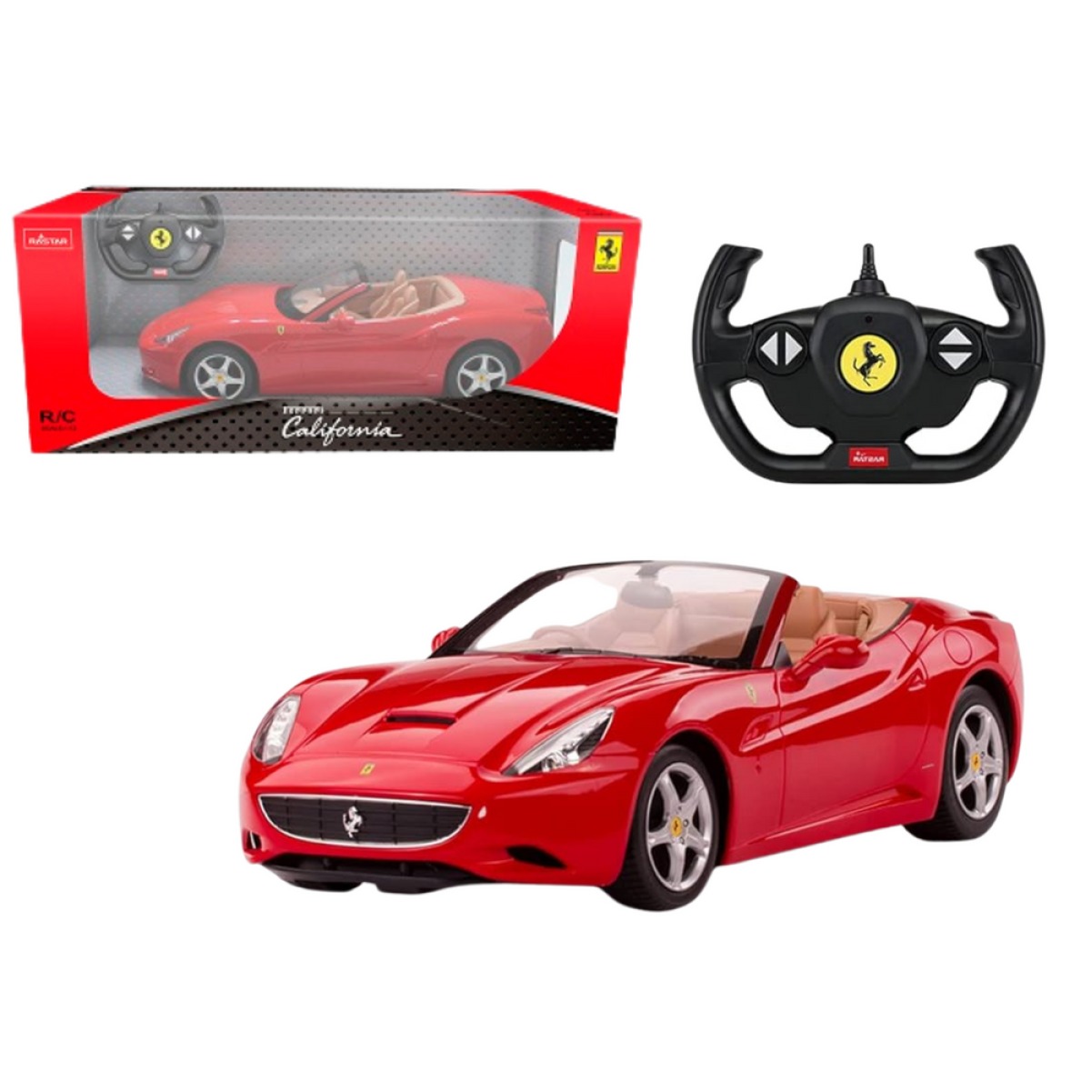 Ferrari California RC, sarkans, 1:24