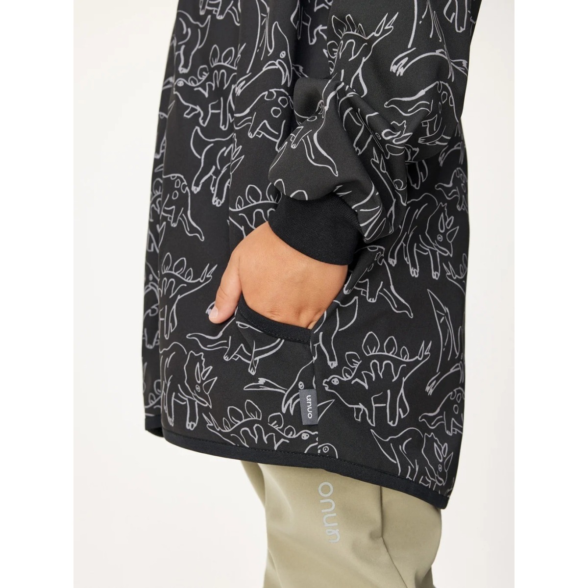 Bērnu mīkstā softshell jaka ar flīsa oderi Basic, sinepju krāsā