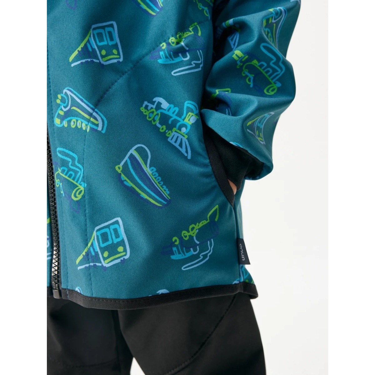 Bērnu softshell jope fliisvoodriga Basic, cobalt-trains
