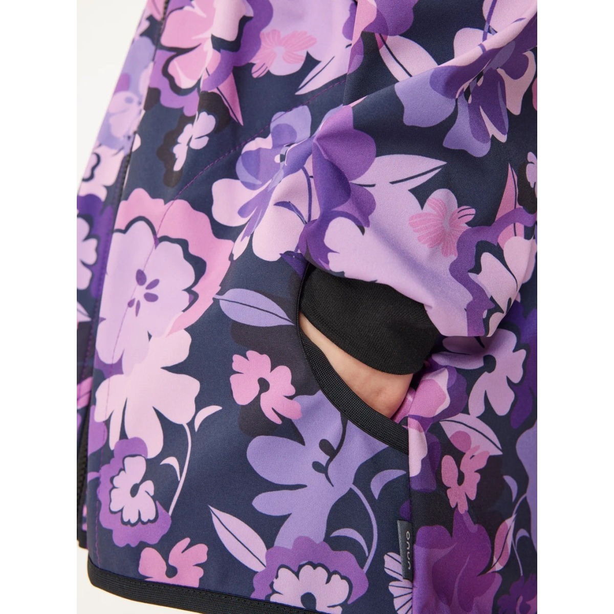 Bērnu softshell jope fliisvoodriga Basic, flowers