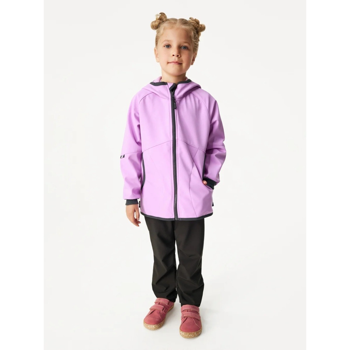 Bērnu softshell jope fliisvoodriga Street, lilla