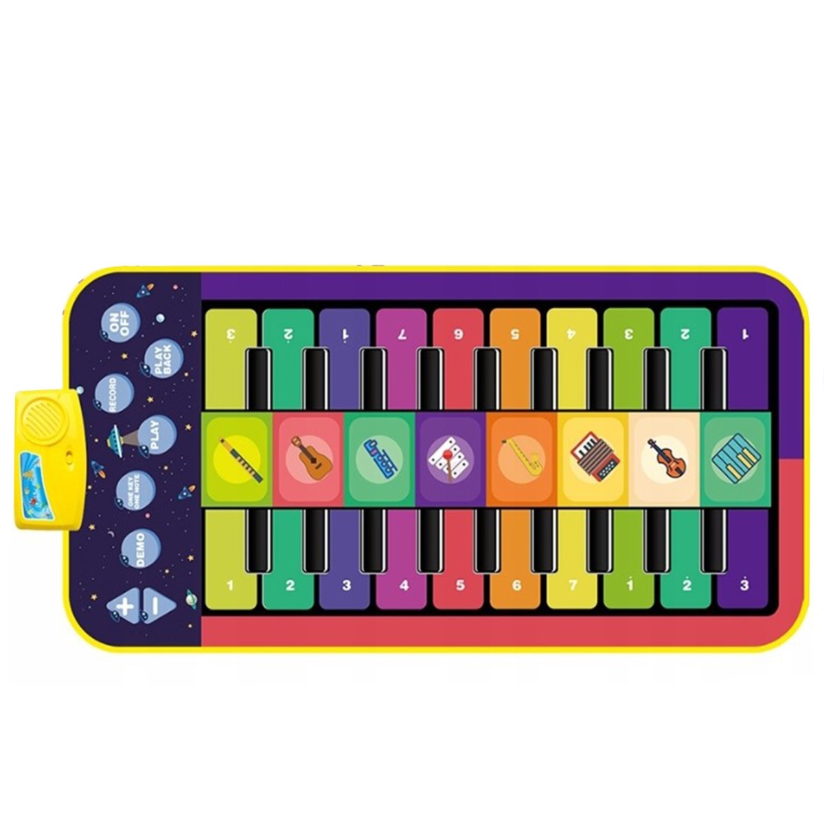 Interaktīvs muzikālais deju paklājs XXL