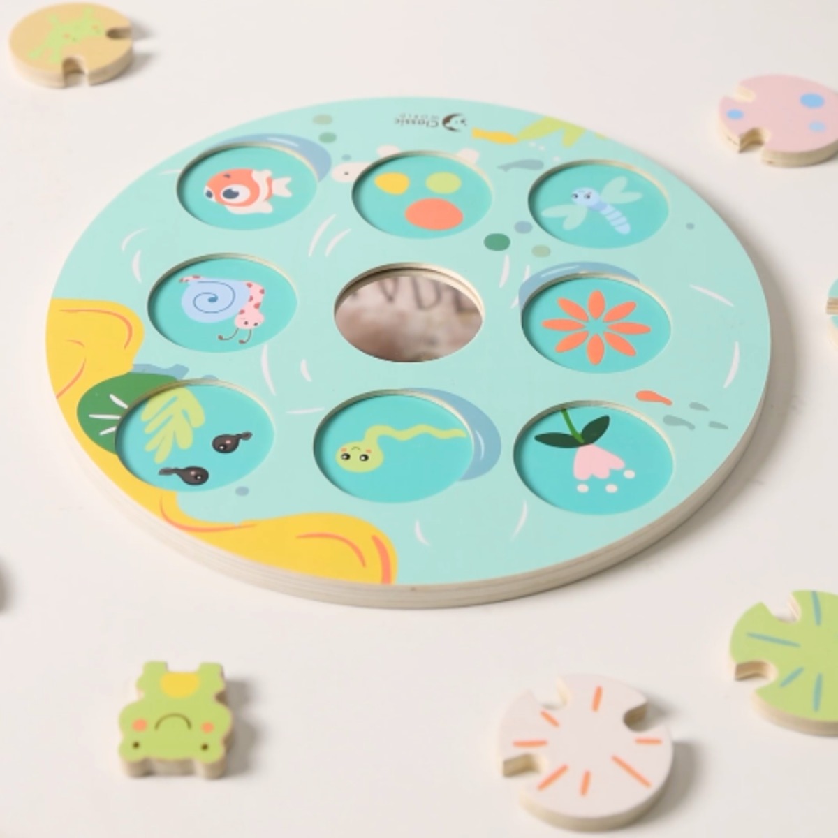 CLASSIC WORLD Lootus Leaf Sensory Game Sobitage kujundid ja 