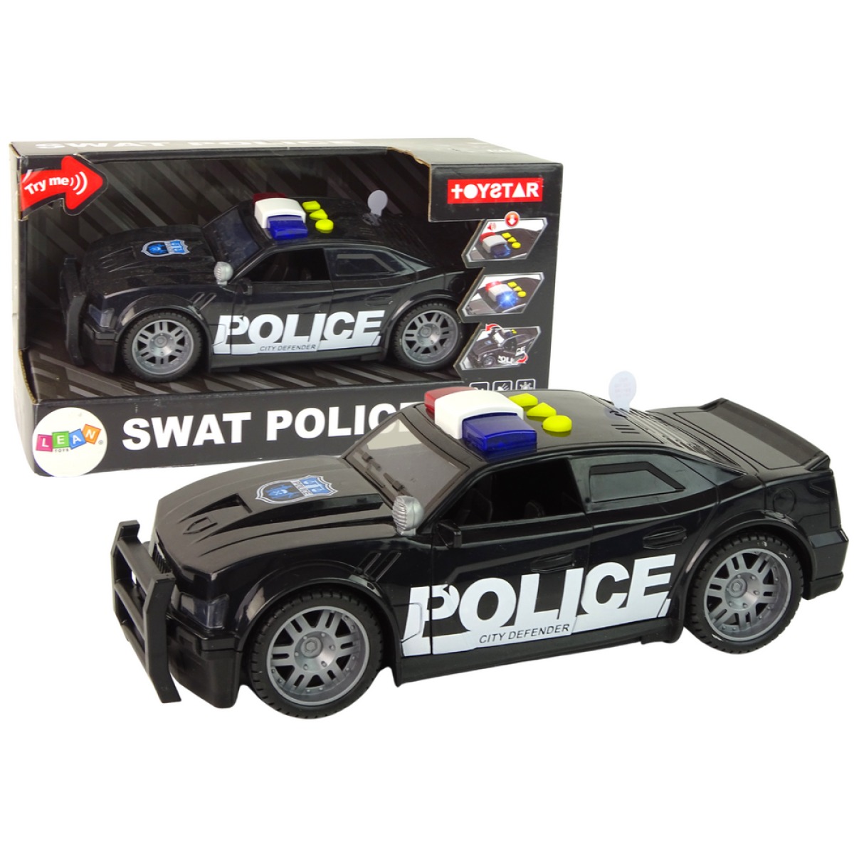 Politseiauto 1:14, tuled ja helid