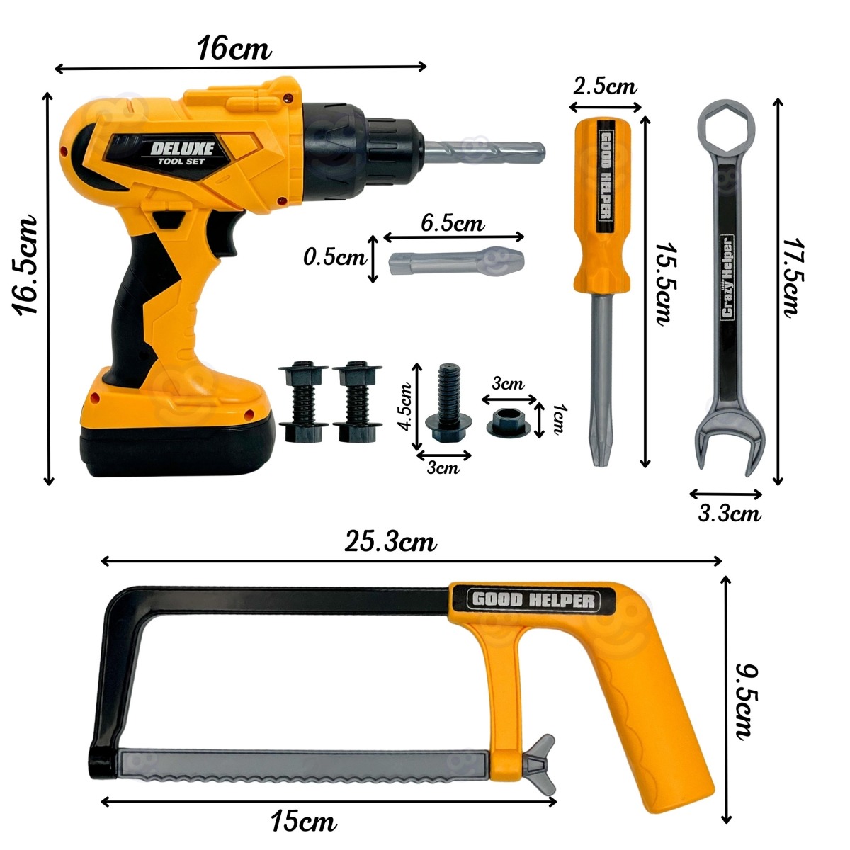 Little Handyman Tool Set Kaitseprillid Kruvikeeraja Tööriist