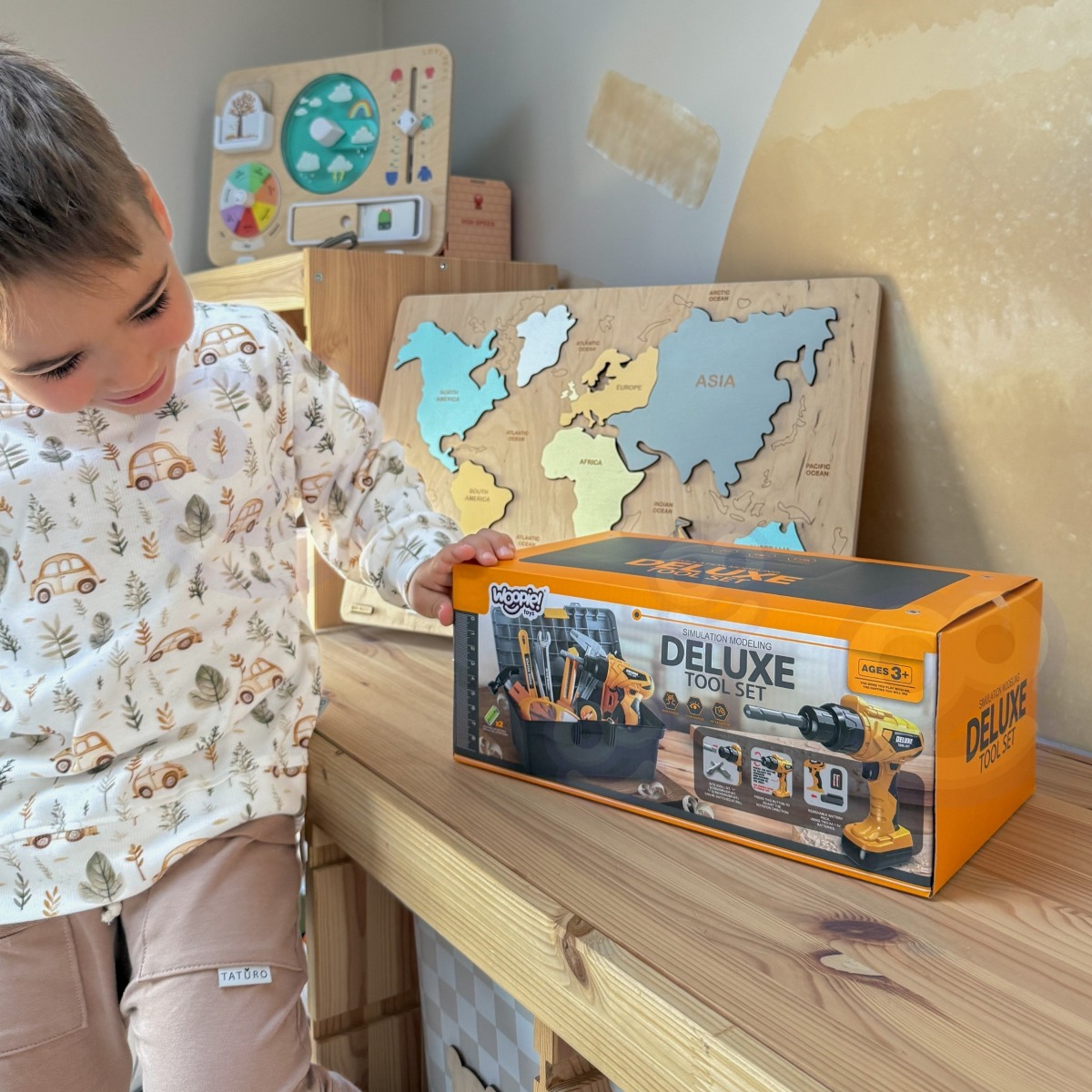 Little Handyman tööriistakomplekt koos kruvikeerajaga ümbris