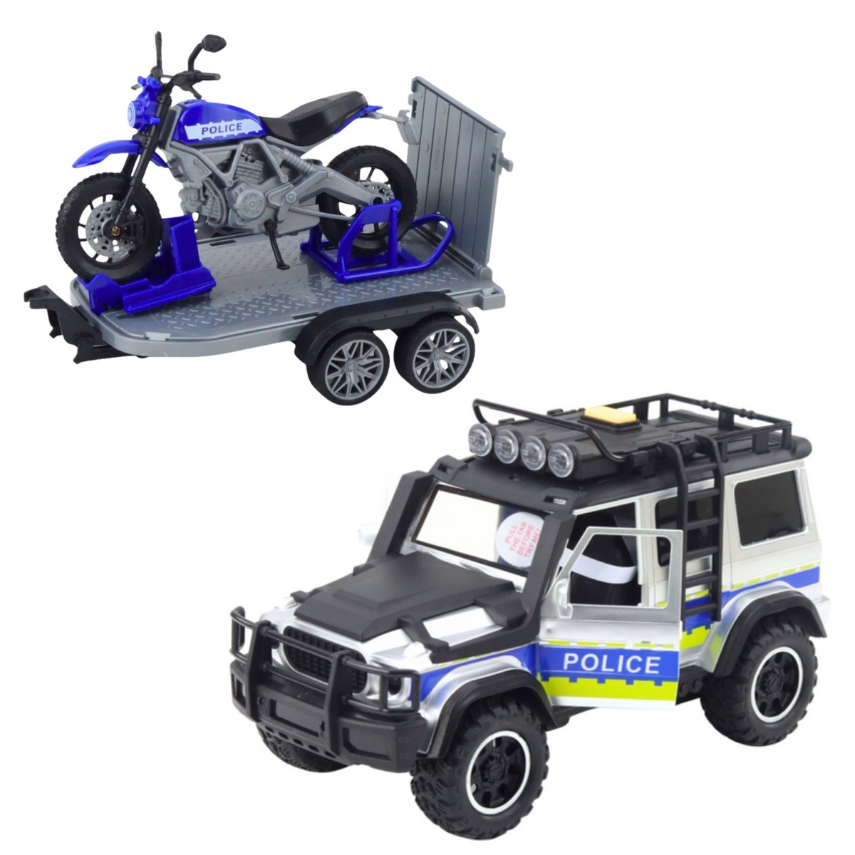 WOOPIE policijas bezceļu motocikla piekabes komplekts