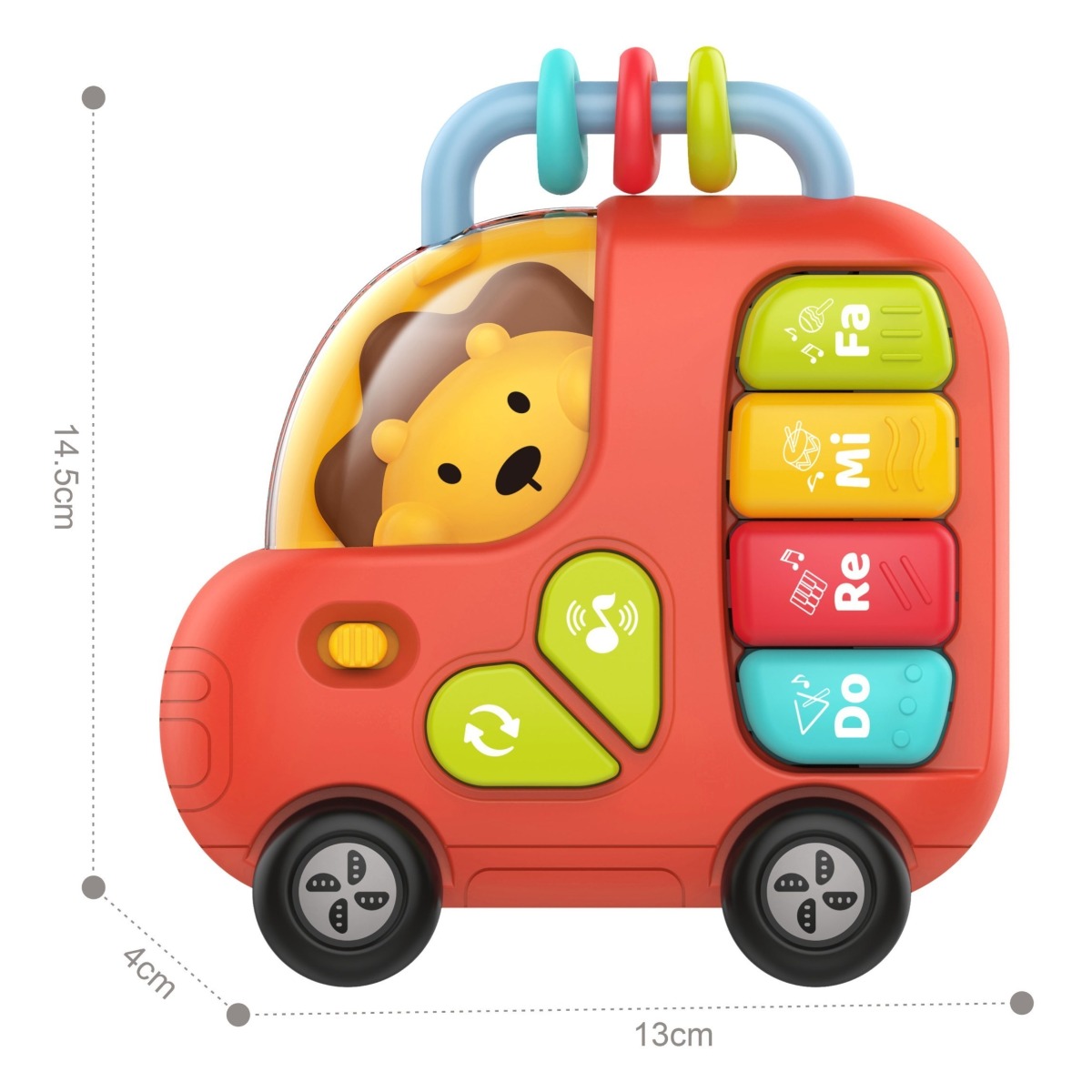 BABY Interaktiivne klaver buss Lion  18m