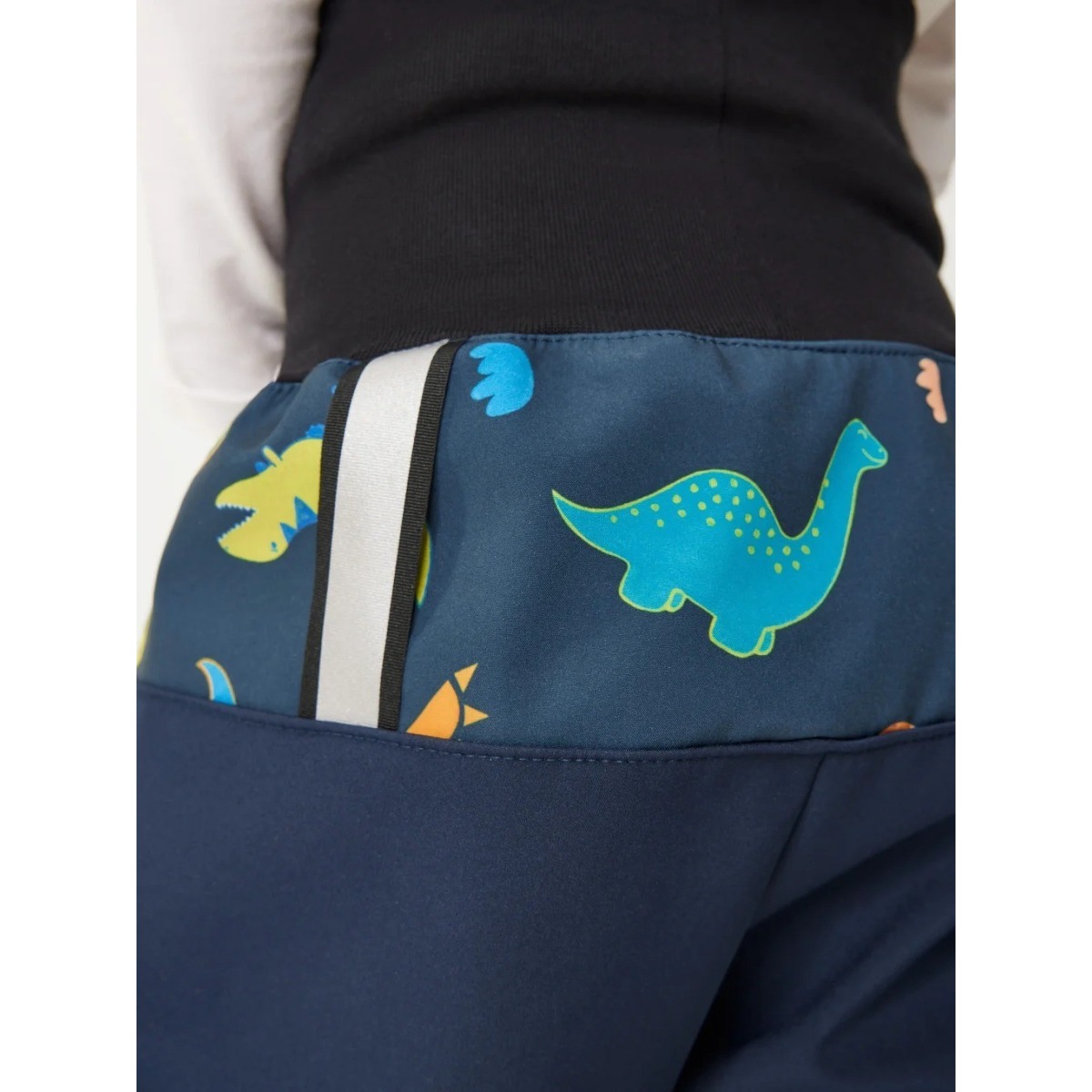 Softshell püksid fliisvoodriga Basic väikebērniem, tumesinin