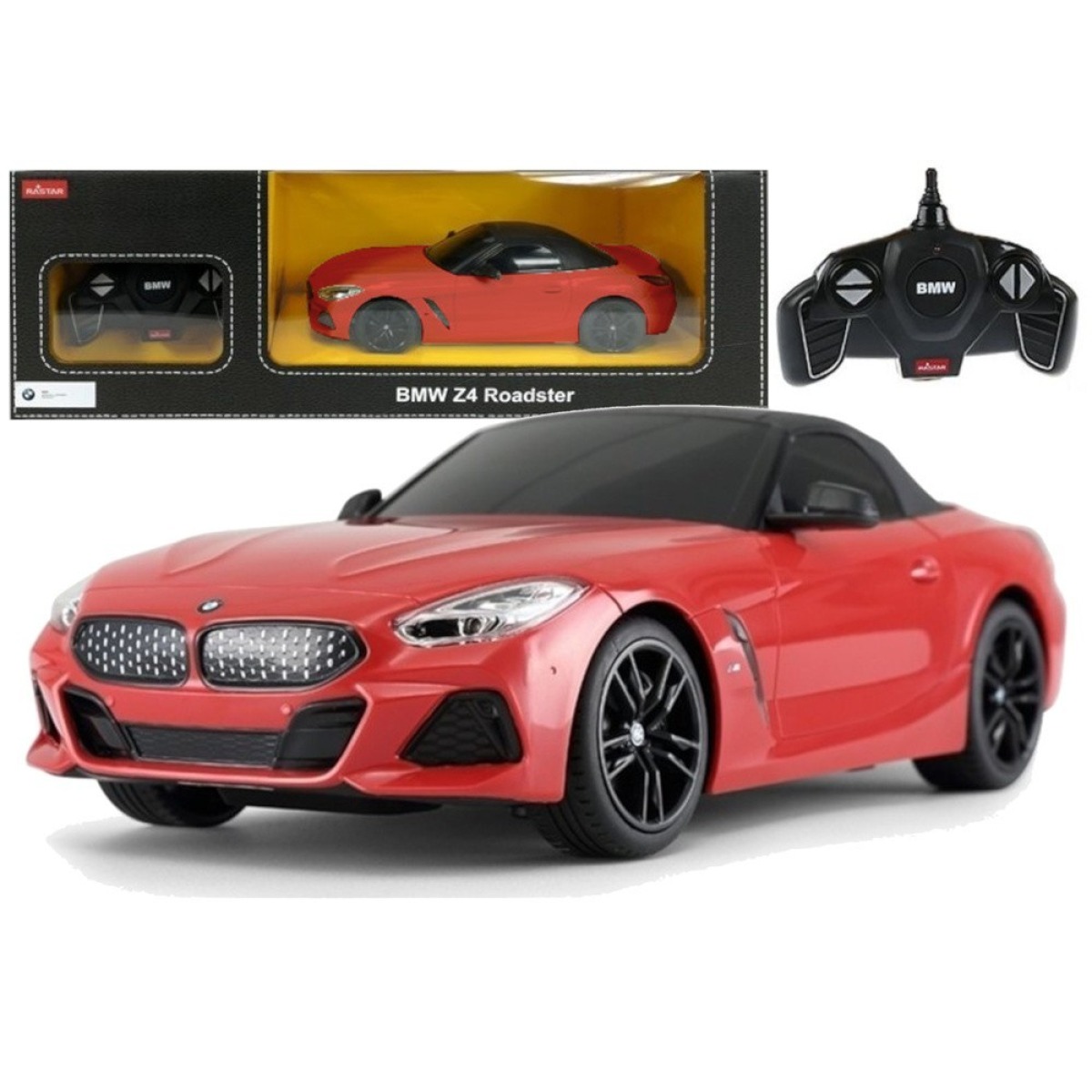 Rastar BMW Z4 Roadster 1:18 kaugjuhitav auto, punane BMW Z4 