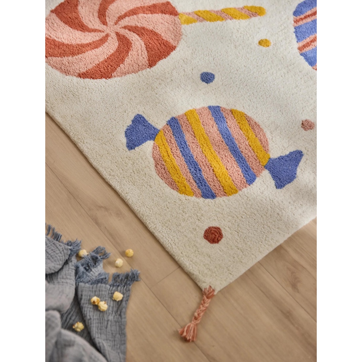 Pestav lastevaip Caramelle Mitmevärviline 100x150 cm
