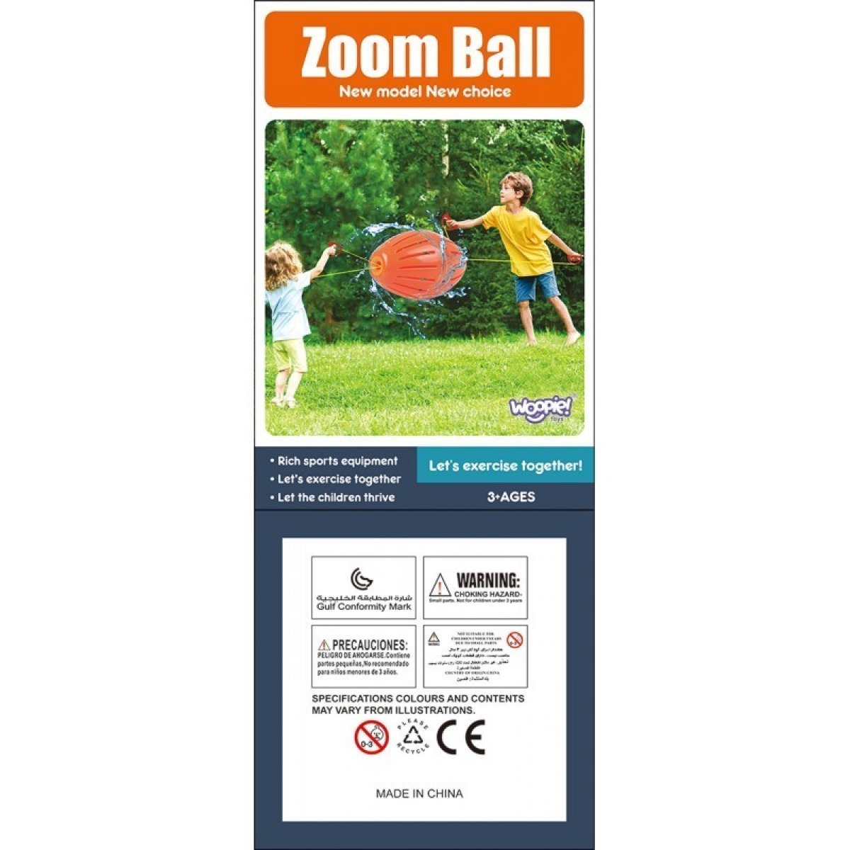 WOOPIE veerotaļlieta Mäng ZOOM BALL