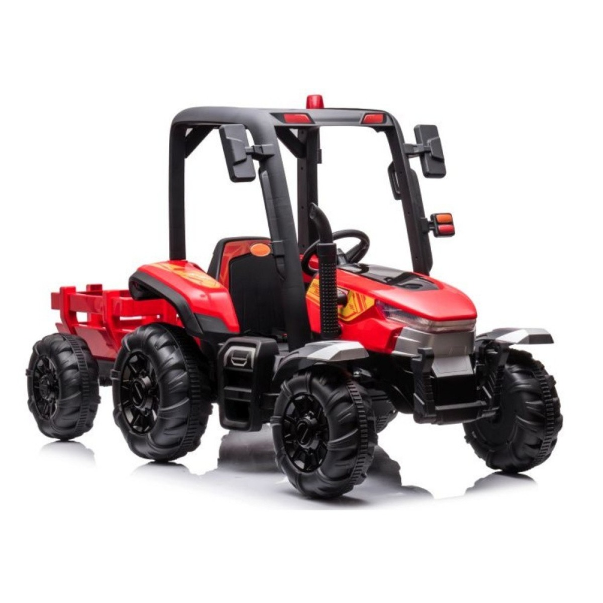 Punane akutraktor bērniem BLT-206