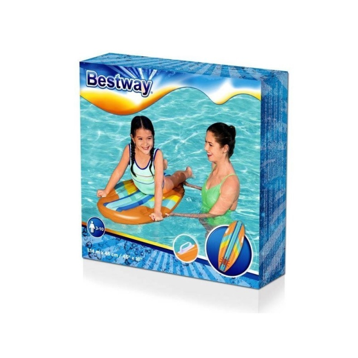 Piepūšamais dēlis 114 x 46 cm Bestway