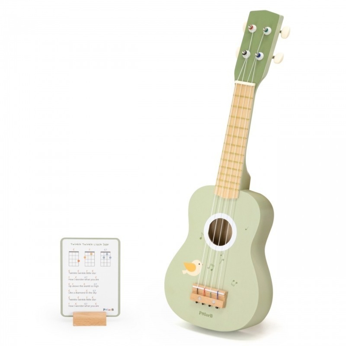 Bērnu ukulele ar nošu grāmatu