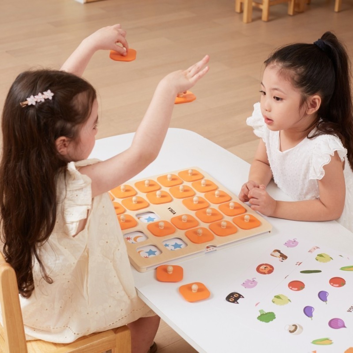 Montessori atmiņas spēle “Uzmini attēlu”, 10 kartītes