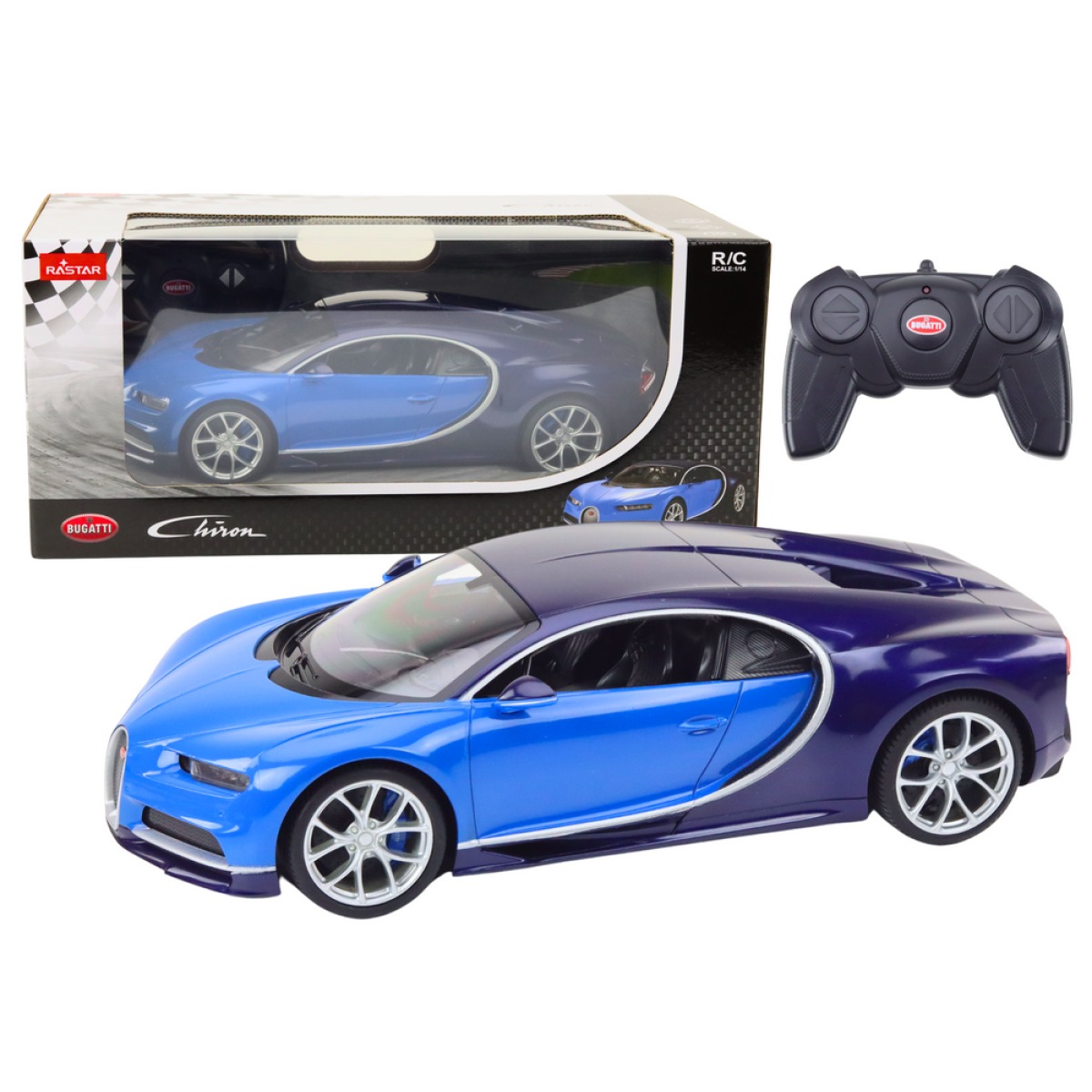 Sinine kaugjuhitav Bugatti Chiron 1:14 Bugatti Veyron Chiron