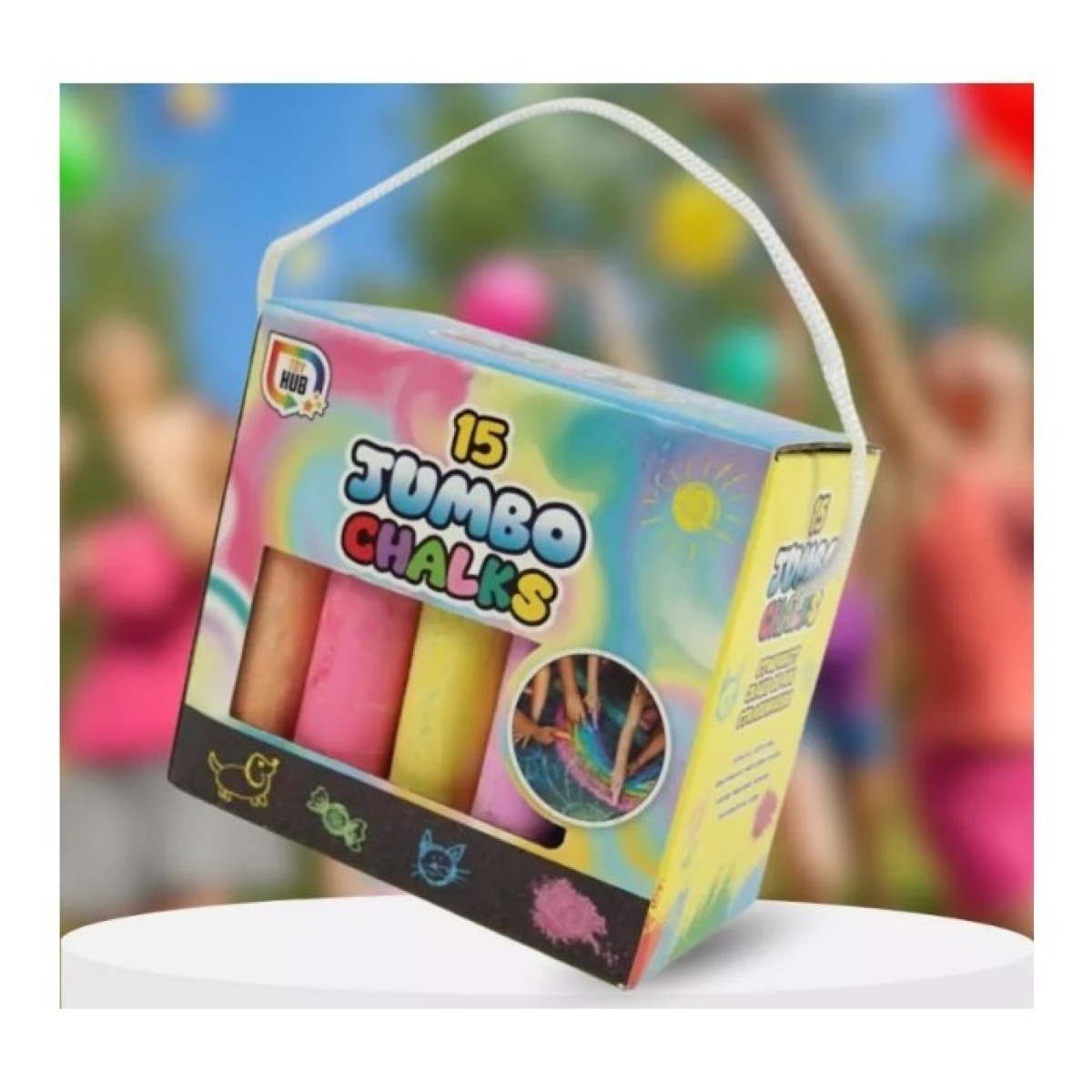 Jumbo suured kriidid, 15 tk